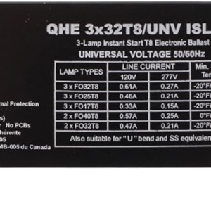 Sylvania 49865 - QHE3X32T8/UNV ISL-SC T8 Fluorescent Ballast