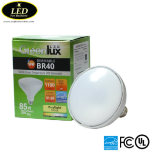 GreenLux BR40 Wide Flood 5000K LED BULB
