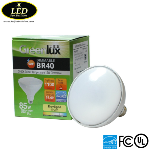 GreenLux BR40 Wide Flood 5000K LED BULB