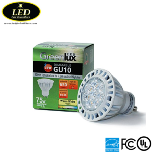 High Quality GreenLux GU10 7.5w 3000K 650 Lumen LED Bulb