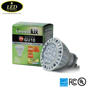 High Quality GreenLux GU10 7.5w 5000K 650 Lumen LED Bulb