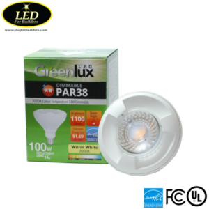 GreenLux High Quality PAR38 3000K LED BULB