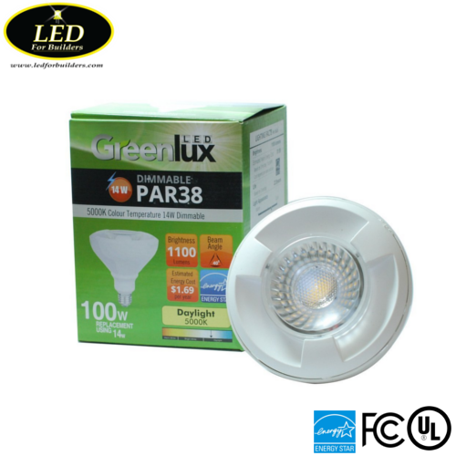 GreenLux High Quality PAR38 5000K LED BULB