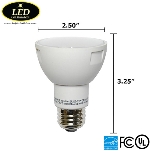 Greenlux BR20 2700K Wide Flood LED Bulbs - Image 4