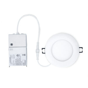 LED 4-inch Slim Round Panel Downlight | 3000K, 4000K, 5000K